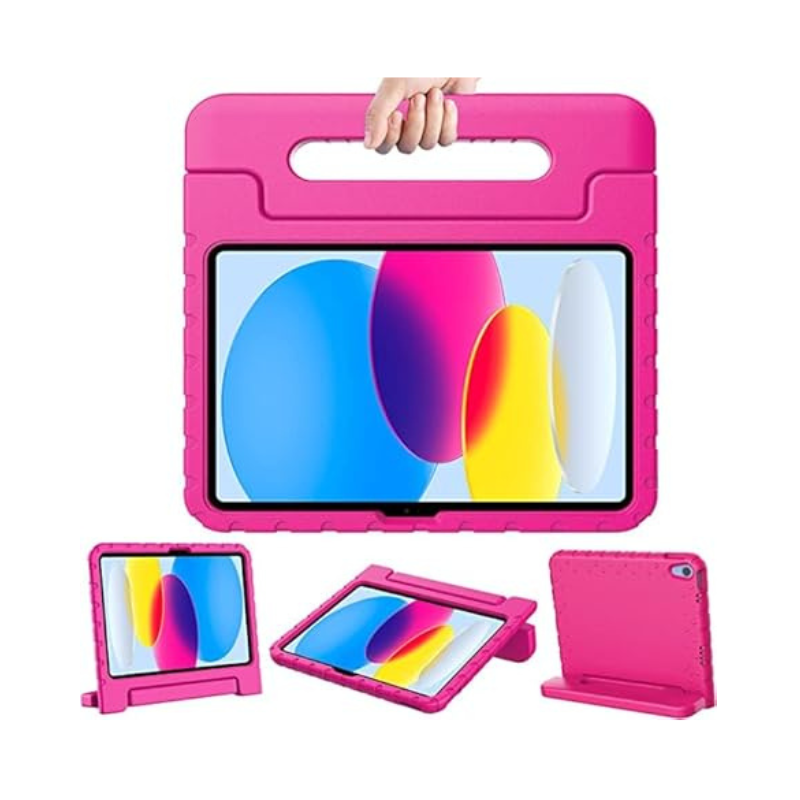 Shockproof Kids Case for New iPad A16 11" 2025 (11th Gen), iPad Air 11'' 2024 & iPad 10th Gen (10.9" 2022) | Child-Friendly Case for iPad 10.2" (7th–9th Gen) and iPad Air 9.7" | iPad Multi-Generation Kids Case with Stand and Convertible Handle