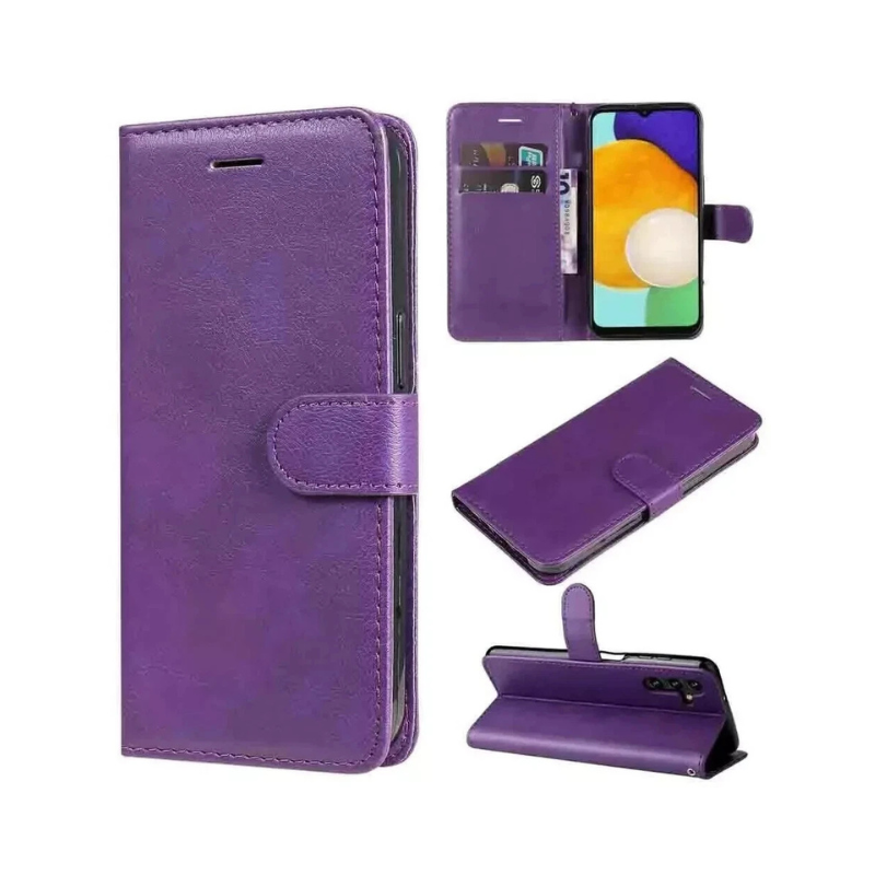 Leather Wallet Case for Samsung Galaxy A07/A16/A26/A36/A56 5G - Flip Cover with Card Slots, Magnetic Closure & Stand Function for Samsung Galaxy A16/A26/A36/A56 5G