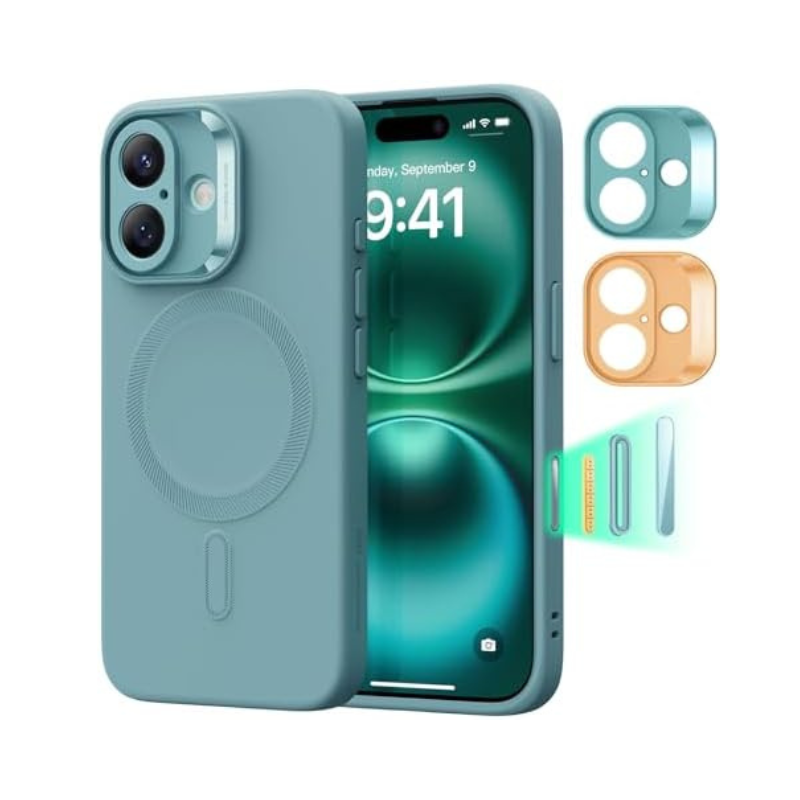 iPhone 16 Pro Max Case with Camera Control - MagSafe iPhone 16 Pro Max Case - Shockproof Military-Grade Protection, Clear and Classic Hybrid Case (HaloLock) - Magnetic Phone Case for iPhone 16 Pro Max