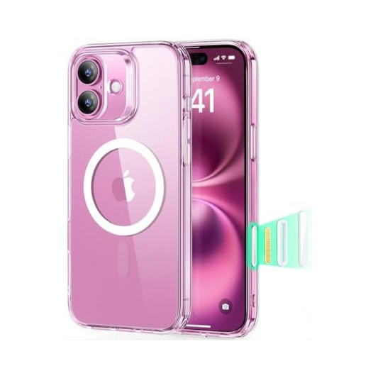 iPhone 16 Pro Max Case with Camera Control - MagSafe iPhone 16 Pro Max Case - Shockproof Military-Grade Protection, Clear and Classic Hybrid Case (HaloLock) - Magnetic Phone Case for iPhone 16 Pro Max