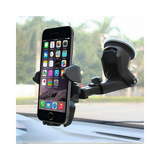 Universal Car Phone Holder 360° Windscreen Suction Mount - Adjustable GPS Stand Cradle with Strong Suction Cup
