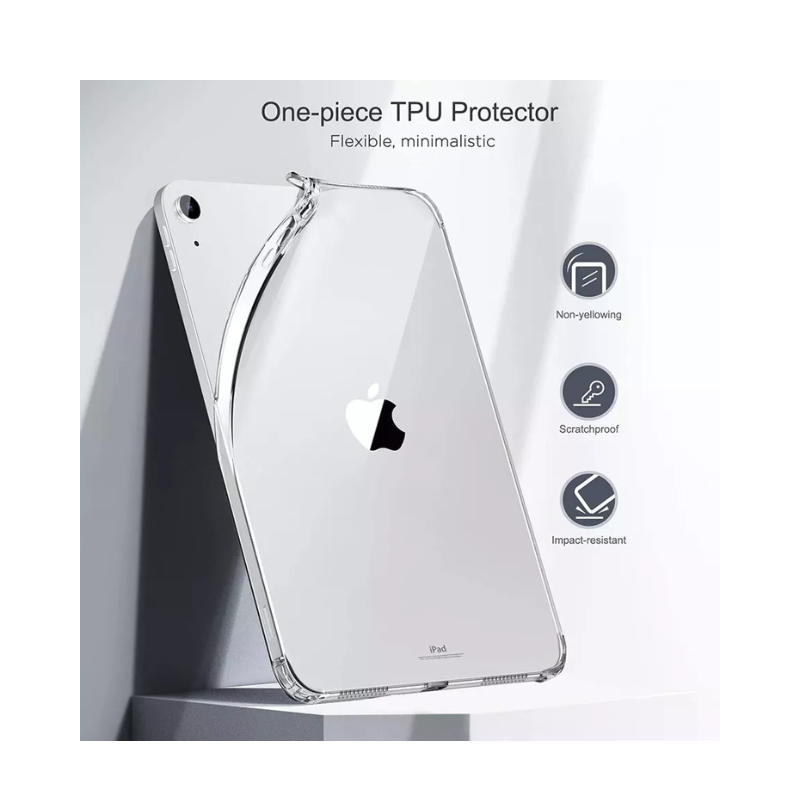Crystal Clear Case for iPad A16 (2nd-11th Generation) - Waterproof, Scratch-Resistant & Shockproof Transparent Protection for iPad A16 Models