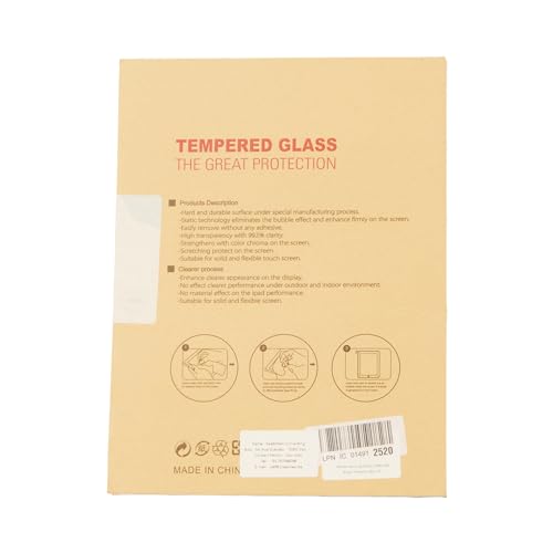 2 Pack Bubble Free and Scratch Resist Samsung Galaxy Tab A6 10.1" Screen Protector - 9H Ultra Clear Tempered Glass for Samsung Galaxy Tab A6 10.1" 2016 Model (SM-T580/T585)