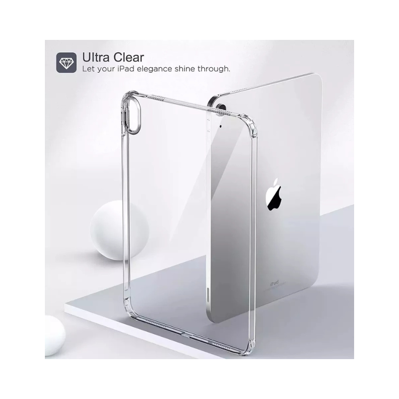 Crystal Clear Case for iPad A16 (2nd-11th Generation) - Waterproof, Scratch-Resistant & Shockproof Transparent Protection for iPad A16 Models