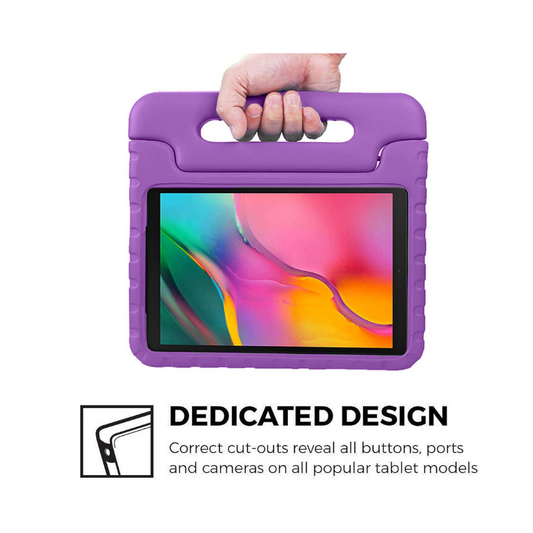 Full Body Protective and Heavy-Duty Samsung Galaxy Tab A 2016 10.1" Case - Shockproof & Dustproof, Easy to Carry and Lightweight Samsung Galaxy Tab A Case - Kids Friendly Samsung Tab A Rugged Case with Convertible Handle Stand (T580/T585)