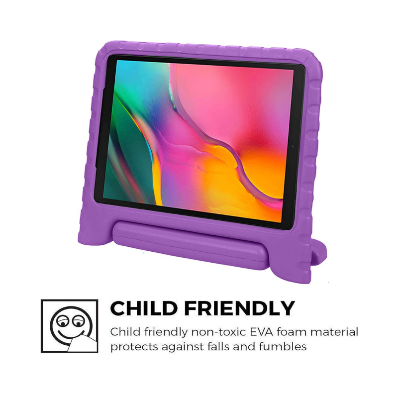 Full Body Protective and Heavy-Duty Samsung Galaxy Tab A 2016 10.1" Case - Shockproof & Dustproof, Easy to Carry and Lightweight Samsung Galaxy Tab A Case - Kids Friendly Samsung Tab A Rugged Case with Convertible Handle Stand (T580/T585)