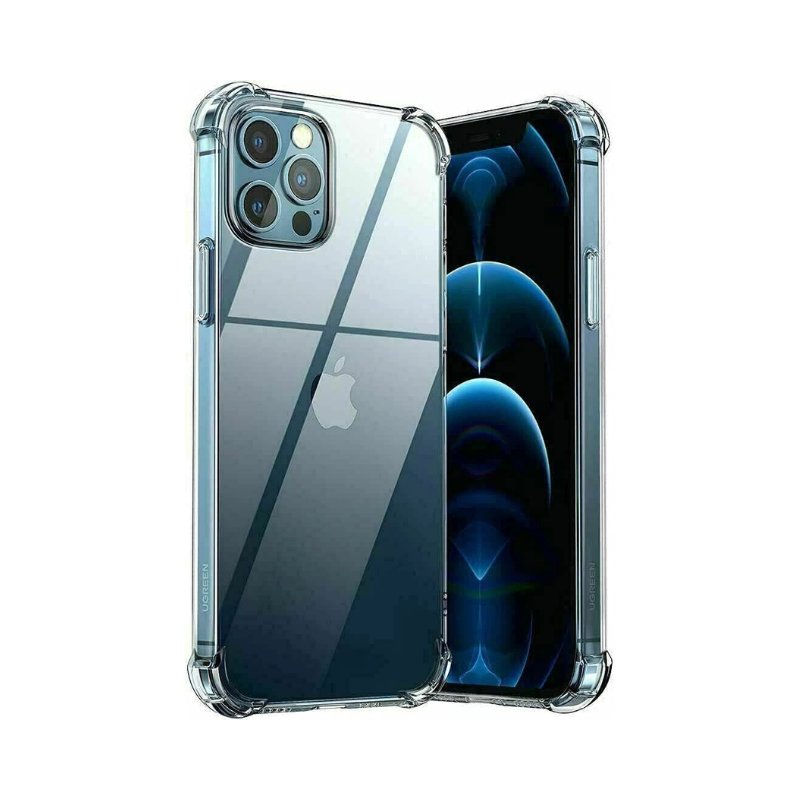 Clear Shockproof iPhone Case - Soft Silicone TPU Gel Cover for iPhone 16/15/14/13/12 Pro Max, 11, XR - Transparent Protective Phone Case
