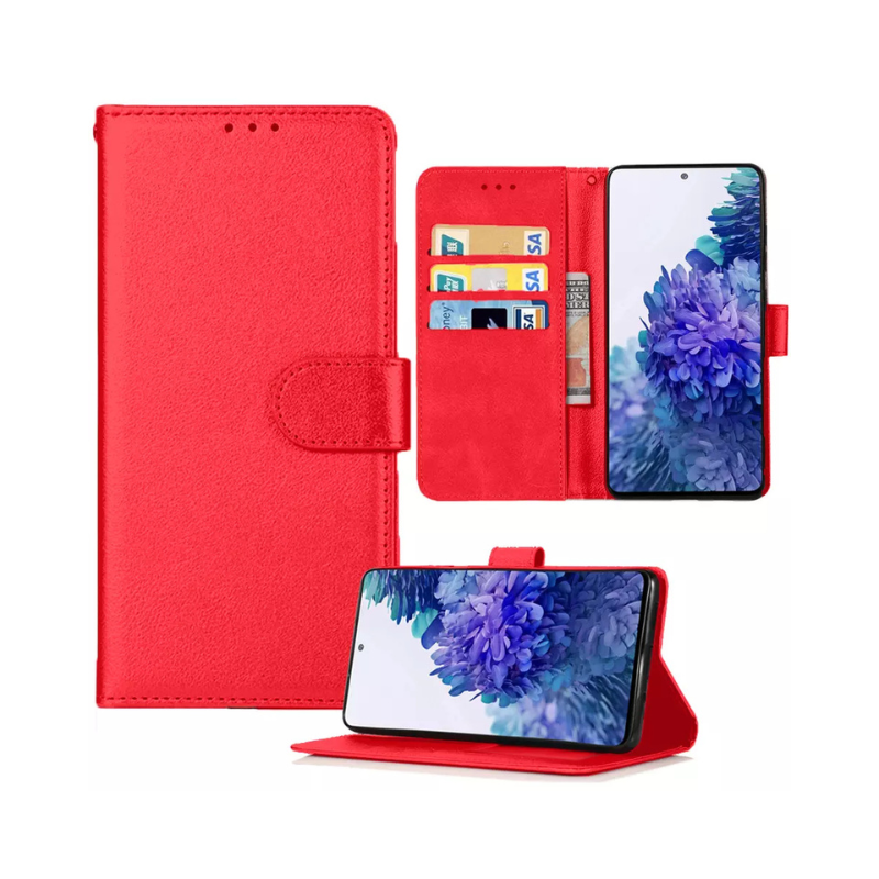Samsung Galaxy S25/S24/S23/S22/S21 Ultra Plus Leather Wallet Case - Magnetic Flip Cover with Card Slots & Stand