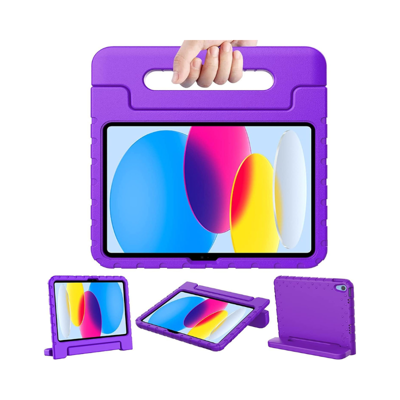 Shockproof Kids Case for New iPad A16 11" 2025 (11th Gen), iPad Air 11'' 2024 & iPad 10th Gen (10.9" 2022) | Child-Friendly Case for iPad 10.2" (7th–9th Gen) and iPad Air 9.7" | iPad Multi-Generation Kids Case with Stand and Convertible Handle