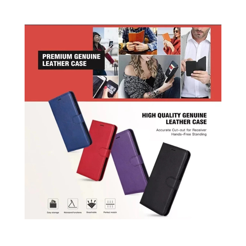 Leather Wallet Case for Samsung Galaxy A07/A16/A26/A36/A56 5G - Flip Cover with Card Slots, Magnetic Closure & Stand Function for Samsung Galaxy A16/A26/A36/A56 5G