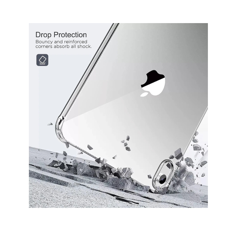 Crystal Clear Case for iPad A16 (2nd-11th Generation) - Waterproof, Scratch-Resistant & Shockproof Transparent Protection for iPad A16 Models