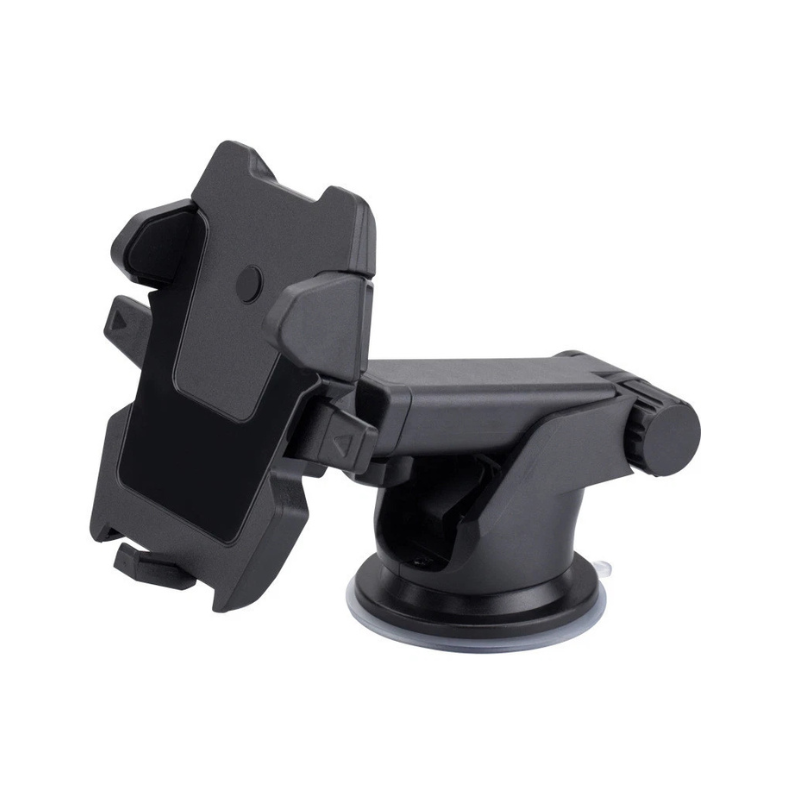 Universal Car Phone Holder 360° Windscreen Suction Mount - Adjustable GPS Stand Cradle with Strong Suction Cup