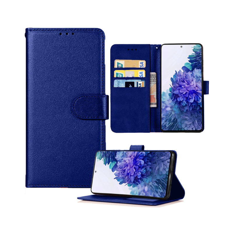 Samsung Galaxy S25/S24/S23/S22/S21 Ultra Plus Leather Wallet Case - Magnetic Flip Cover with Card Slots & Stand