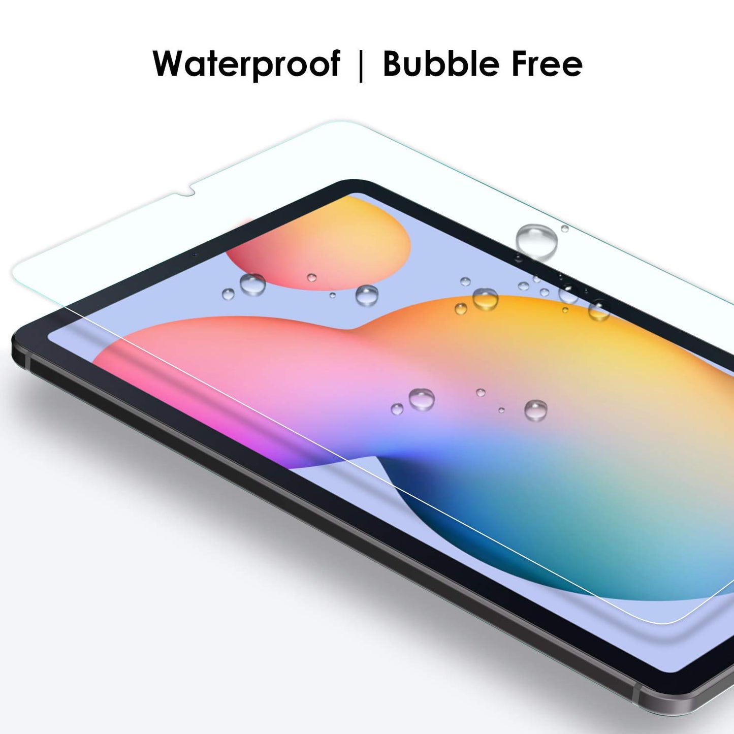 2 Pack Samsung Galaxy Tab S6 Lite 10.4" Screen Protector - 9H Clear Tempered Glass for Samsung Galaxy Tab S6 Lite 10.4" 2024/2022/2020 Models