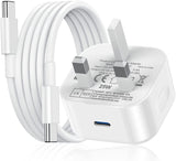 iPhone 16 Charger - Apple 15 USB C Fast Charger Cable and Plug 25W Super Quick Charge for New iPhone 16e 16 Plus 16 Pro 16 Pro Max 15 Plus 15 Pro Max - 1M Rapid Type C to USBC Charging Lead and Head