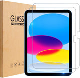 2 Pack Anti-Scratch iPad A16 Screen Protector - 9H Tempered Glass for iPad (A16) 11th/10th Gen (11"/10.9" 2025/2022)