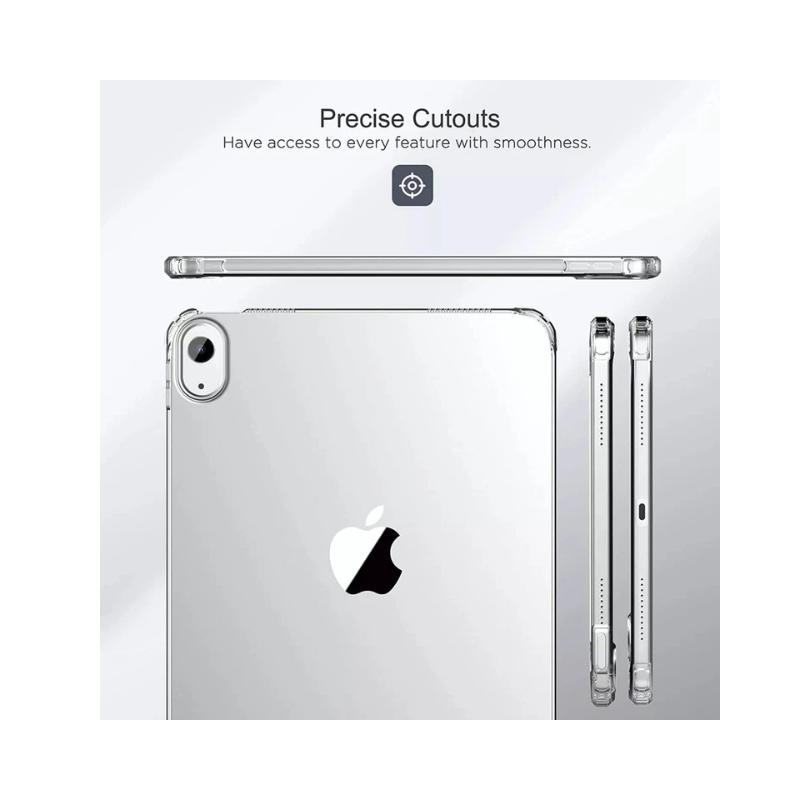 Crystal Clear Case for iPad A16 (2nd-11th Generation) - Waterproof, Scratch-Resistant & Shockproof Transparent Protection for iPad A16 Models