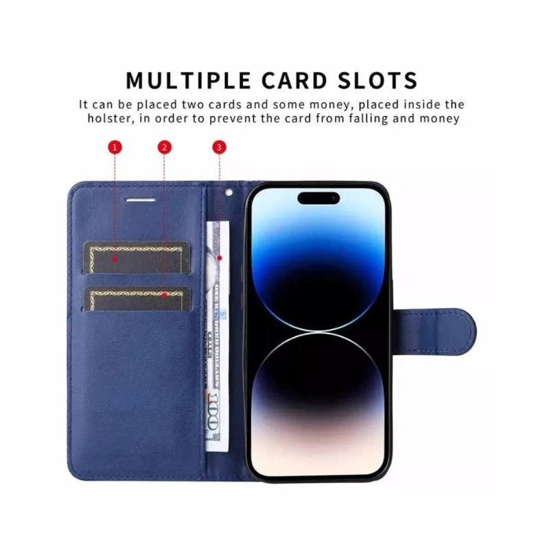 Leather Wallet Case for Samsung Galaxy A07/A16/A26/A36/A56 5G - Flip Cover with Card Slots, Magnetic Closure & Stand Function for Samsung Galaxy A16/A26/A36/A56 5G