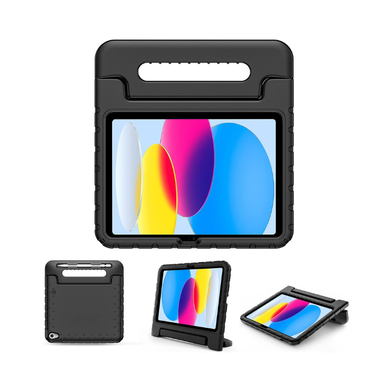 Shockproof Kids Case for New iPad A16 11" 2025 (11th Gen), iPad Air 11'' 2024 & iPad 10th Gen (10.9" 2022) | Child-Friendly Case for iPad 10.2" (7th–9th Gen) and iPad Air 9.7" | iPad Multi-Generation Kids Case with Stand and Convertible Handle