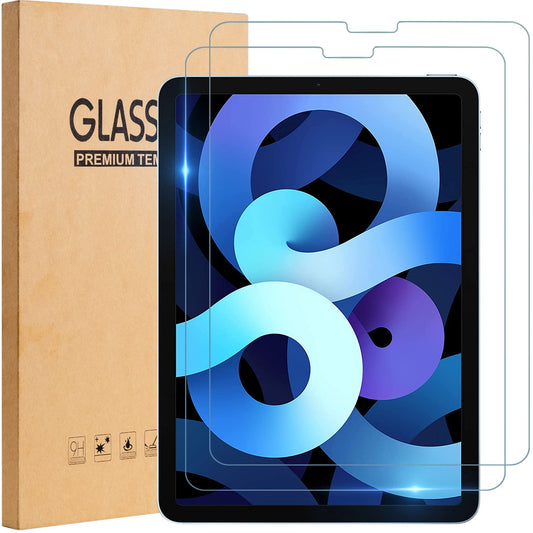 2 Pack iPad Air 5th/4th Gen & iPad Pro 11" Screen Protector - 9H Hardness and Ultra Clear Tempered Glass for iPad Air/ iPad Pro (10.9"/11")