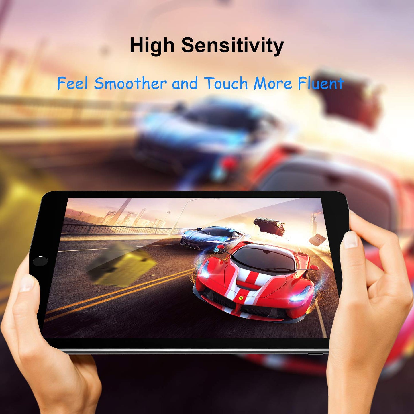 2 Pack Anti Scratch iPad/ iPad Pro 9.7" Screen Protector - Ultra Clear Tempered Glass for iPad Air 1/Air 2/Pro/6th/5th Gen