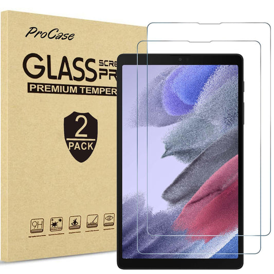 2 Pack Samsung Galaxy Tab A7 Lite 8.7" Screen Protector - 9H HD Clear Tempered Glass for Galaxy Tab A7 Lite 8.7" 2021 Model (SM-T220/T225/T227)