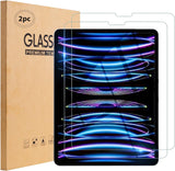 2 Pack iPad Pro 12.9" Screen Protector - Face ID Compatible and 9H Tempered Glass for 6th/5th/4th/3rd Gen (2022-2018) - 2 Pack Anti-Scratch iPad 12.9'' Screen Protector