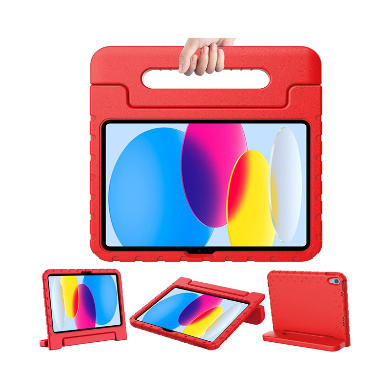 Shockproof Kids Case for New iPad A16 11" 2025 (11th Gen), iPad Air 11'' 2024 & iPad 10th Gen (10.9" 2022) | Child-Friendly Case for iPad 10.2" (7th–9th Gen) and iPad Air 9.7" | iPad Multi-Generation Kids Case with Stand and Convertible Handle