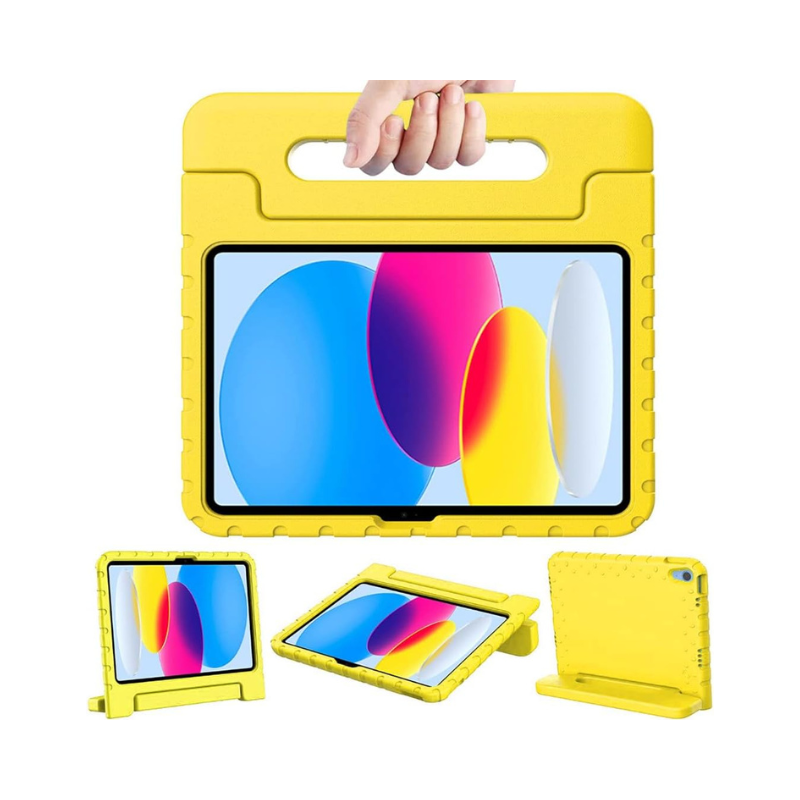 Shockproof Kids Case for New iPad A16 11" 2025 (11th Gen), iPad Air 11'' 2024 & iPad 10th Gen (10.9" 2022) | Child-Friendly Case for iPad 10.2" (7th–9th Gen) and iPad Air 9.7" | iPad Multi-Generation Kids Case with Stand and Convertible Handle