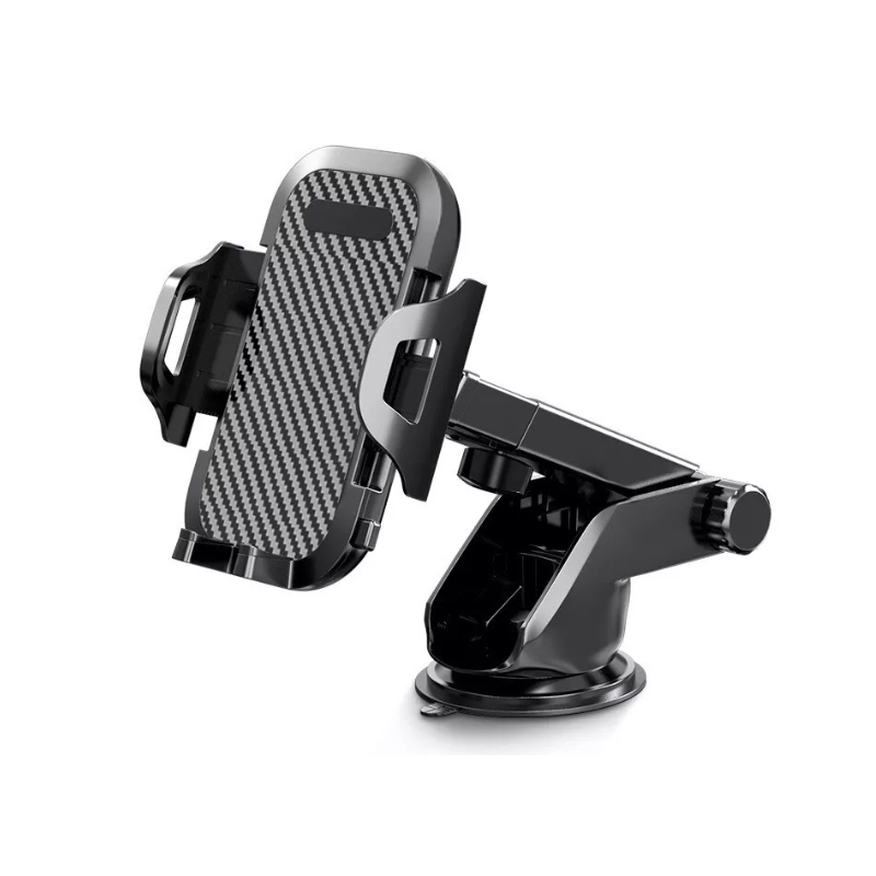 Universal 3-in-1 Car Phone Mount - Windscreen, Dashboard & Air Vent Holder for iPhone & Mobile Devices with Minimalist Design