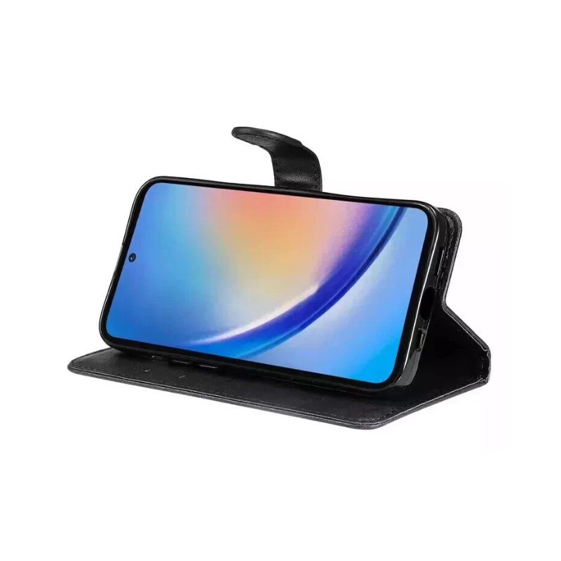 Leather Wallet Case for Samsung Galaxy A07/A16/A26/A36/A56 5G - Flip Cover with Card Slots, Magnetic Closure & Stand Function for Samsung Galaxy A16/A26/A36/A56 5G