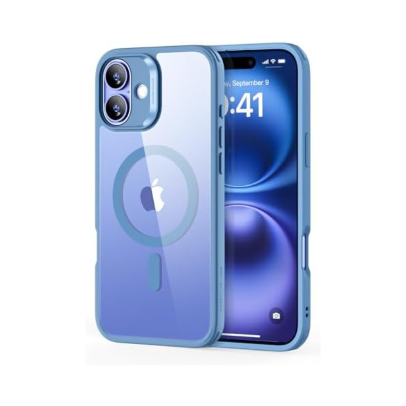 iPhone 16 Pro Max Case with Camera Control - MagSafe iPhone 16 Pro Max Case - Shockproof Military-Grade Protection, Clear and Classic Hybrid Case (HaloLock) - Magnetic Phone Case for iPhone 16 Pro Max