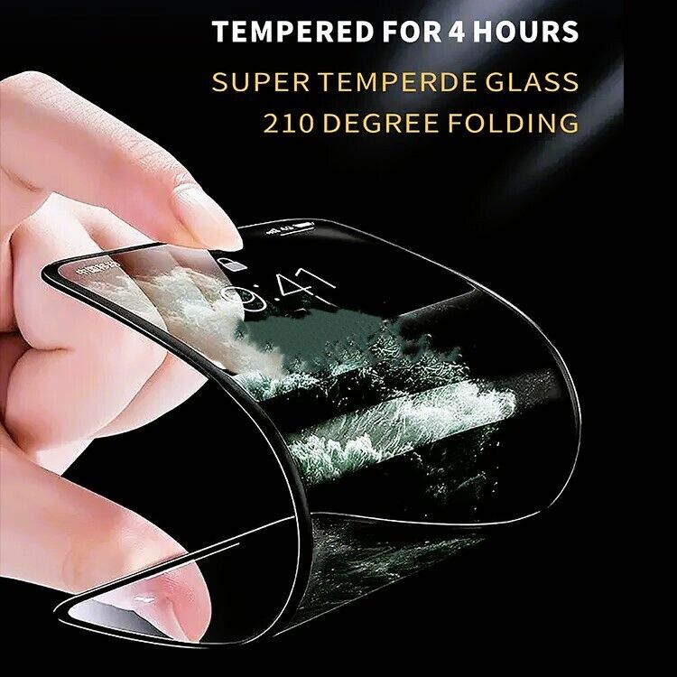 2-Pack iPhone 16/15/14/13/12/11 Pro Max Tempered Glass Screen Protector - 9H Hardness Anti-Fingerprint