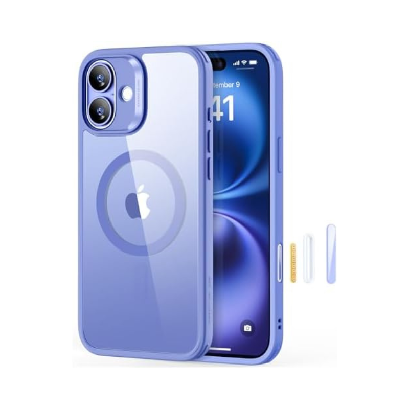iPhone 16 Pro Max Case with Camera Control - MagSafe iPhone 16 Pro Max Case - Shockproof Military-Grade Protection, Clear and Classic Hybrid Case (HaloLock) - Magnetic Phone Case for iPhone 16 Pro Max