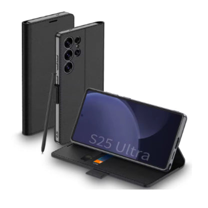 New Design Luxury Multifunctional Leather Flip Case For Samsung Galaxy S22 S23 S24 and S25 Series
