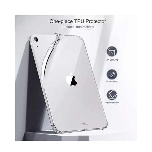 Crystal Clear Case for iPad A16 (2nd-11th Generation) - Waterproof, Scratch-Resistant & Shockproof Transparent Protection for iPad A16 Models