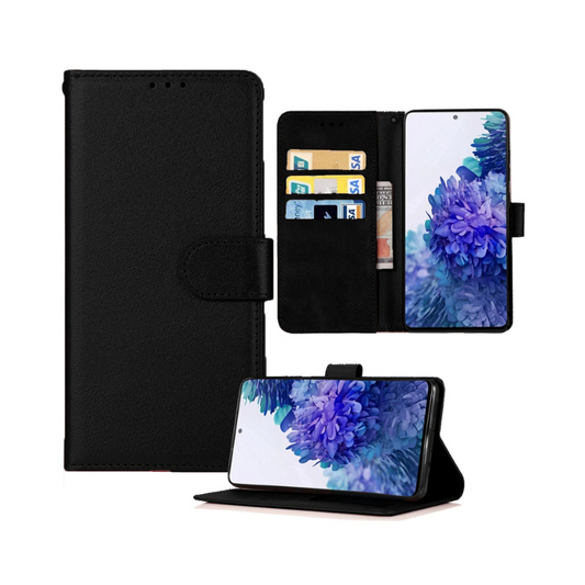 Samsung Galaxy S25/S24/S23/S22/S21 Ultra Plus Leather Wallet Case - Magnetic Flip Cover with Card Slots & Stand