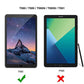 2 Pack Bubble Free and Scratch Resist Samsung Galaxy Tab A6 10.1" Screen Protector - 9H Ultra Clear Tempered Glass for Samsung Galaxy Tab A6 10.1" 2016 Model (SM-T580/T585)
