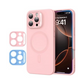 iPhone 16 Pro Max Case with Camera Control - MagSafe iPhone 16 Pro Max Case - Shockproof Military-Grade Protection, Clear and Classic Hybrid Case (HaloLock) - Magnetic Phone Case for iPhone 16 Pro Max