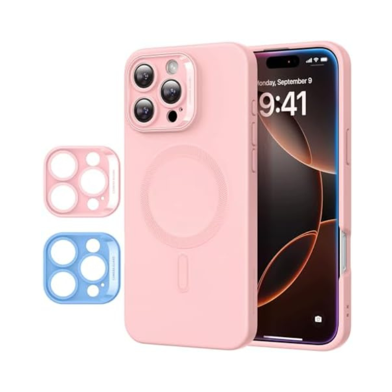 iPhone 16 Pro Max Case with Camera Control - MagSafe iPhone 16 Pro Max Case - Shockproof Military-Grade Protection, Clear and Classic Hybrid Case (HaloLock) - Magnetic Phone Case for iPhone 16 Pro Max