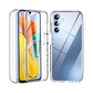 Samsung Galaxy A16/A36/A56/A15 5G Case - 360° Full Body Shockproof Clear TPU Cover with Screen Protector