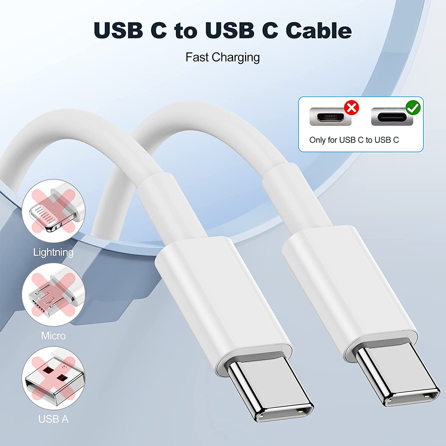 Samsung 25W Fast Charger with 2M USB-C Cable - Compatible with Samsung Galaxy S25 S24/S23 fe/S22/S21+/S20/A55/A54/A15/A14/A13/A35/A34/A33/A52/A53/A05S/A04S/A23/A24/A56 Series - PD Fast Charging Plug and Lead Set