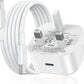 iPhone 16 Charger - Apple 15 USB C Fast Charger Cable and Plug 25W Super Quick Charge for New iPhone 16e 16 Plus 16 Pro 16 Pro Max 15 Plus 15 Pro Max - 1M Rapid Type C to USBC Charging Lead and Head