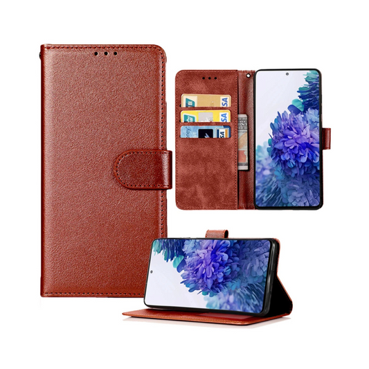 Samsung Galaxy S25/S24/S23/S22/S21 Ultra Plus Leather Wallet Case - Magnetic Flip Cover with Card Slots & Stand
