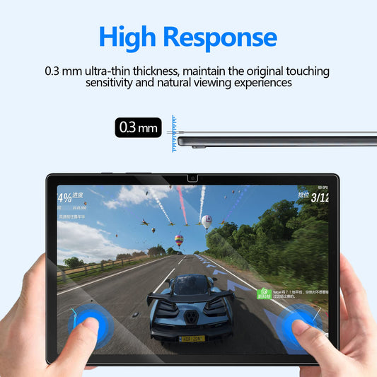 2 Pack Samsung Galaxy Tab A8 10.5" Screen Protector - 9H HD Tempered Glass for Samsung Galaxy Tab A8 10.5" 2021 Model (SM-X200/X205) - Highly Sensitive and Anti-Scratch Samsung Galaxy Tab A8 10.5" Screen Protector