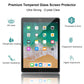 2 Pack Anti Scratch iPad/ iPad Pro 9.7" Screen Protector - Ultra Clear Tempered Glass for iPad Air 1/Air 2/Pro/6th/5th Gen