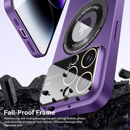 NEW iPhone 15 14 Pro Max 13 MagSafe Case Glass Lens Protector Window Matte Cover