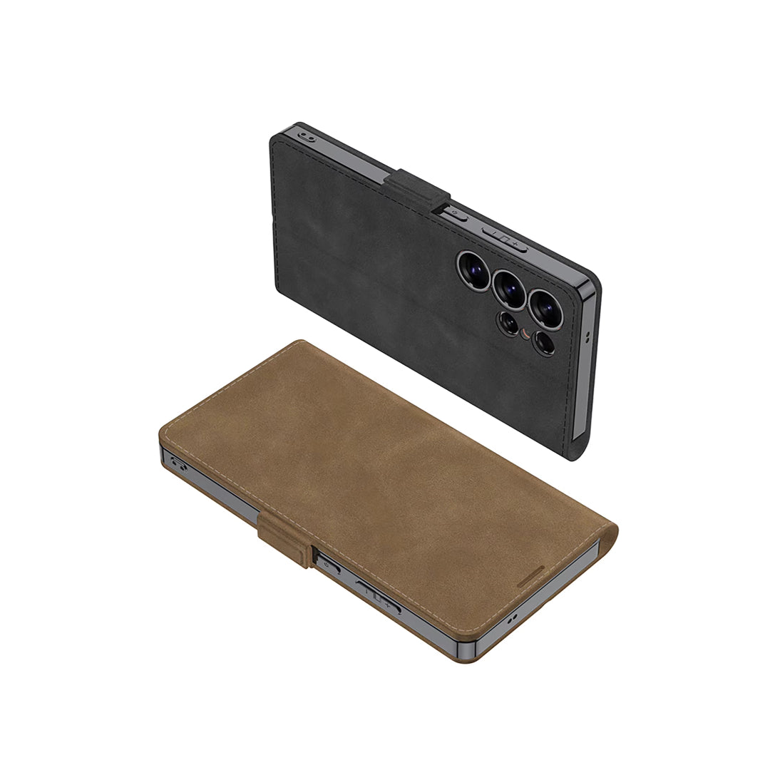 New Design Luxury Multifunctional Leather Flip Case For Samsung Galaxy S22 S23 S24 and S25 Series