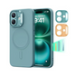 iPhone 16 Pro Max Case with Camera Control - MagSafe iPhone 16 Pro Max Case - Shockproof Military-Grade Protection, Clear and Classic Hybrid Case (HaloLock) - Magnetic Phone Case for iPhone 16 Pro Max