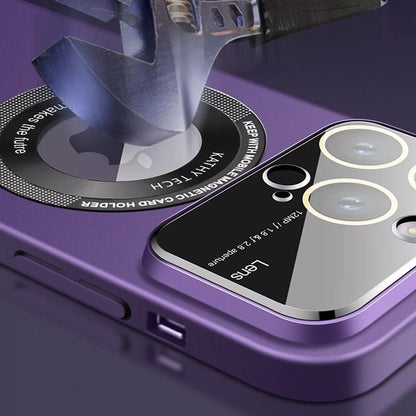 NEW iPhone 15 14 Pro Max 13 MagSafe Case Glass Lens Protector Window Matte Cover